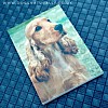 Cocker Spaniel Gold Magnetic Note Pad
